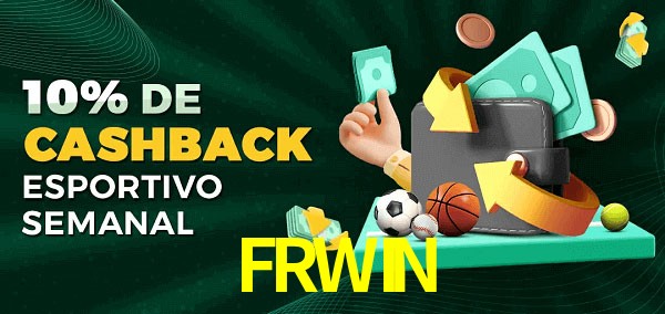 10% de bônus de cashback na FRWIN